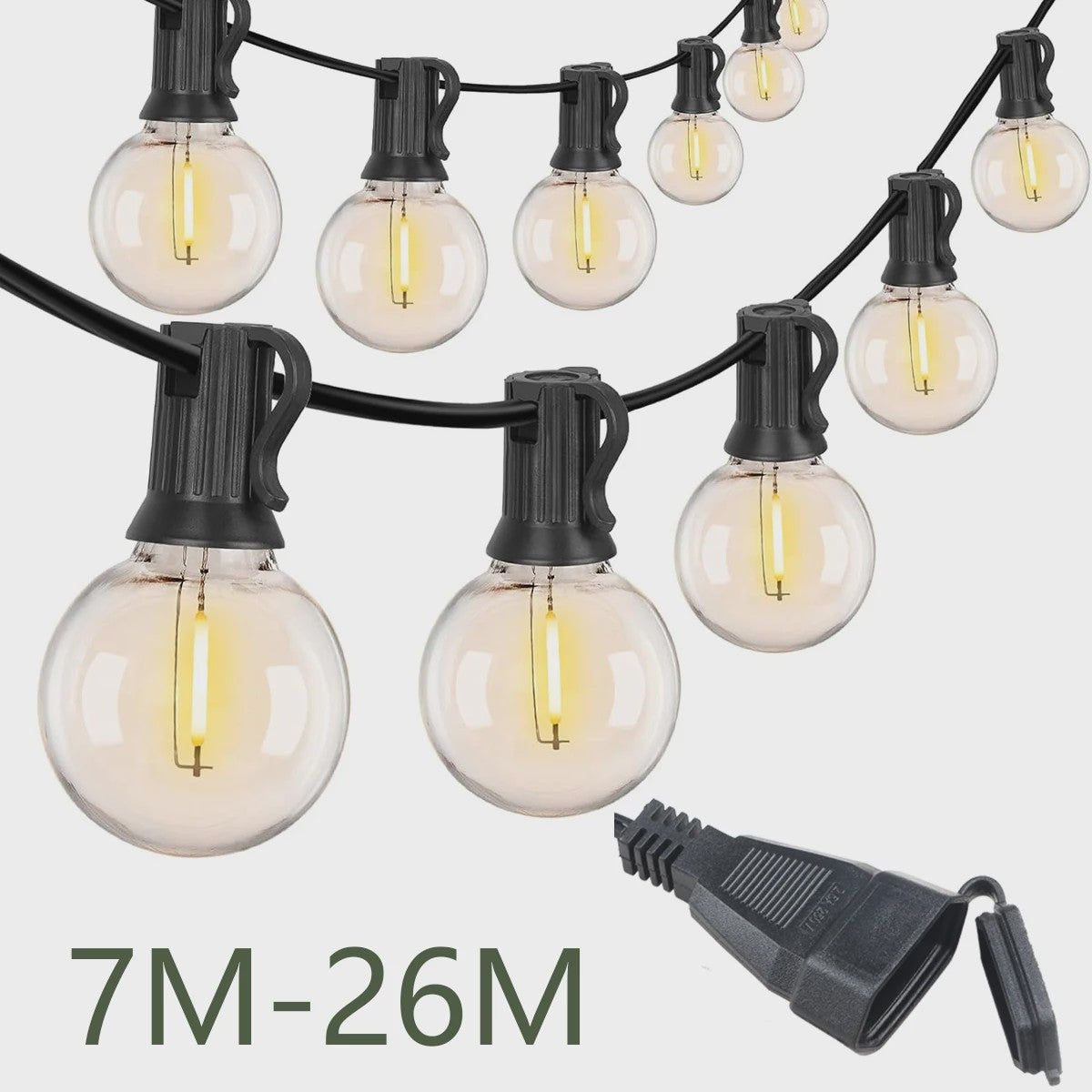 Waterdichte LED Tuinslinger Verlichting G40 - 9M tot 17M - Sfeervolle Buitenverlichting