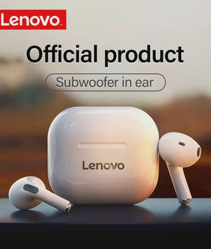 Lenovo LP40 Draadloze Oordopjes - TWS Bluetooth 5.0, Touch Control, Sport & Stereo Geluid