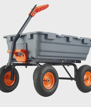 Robuuste Tuinkar met Grote Laadcapaciteit - 800 LBS