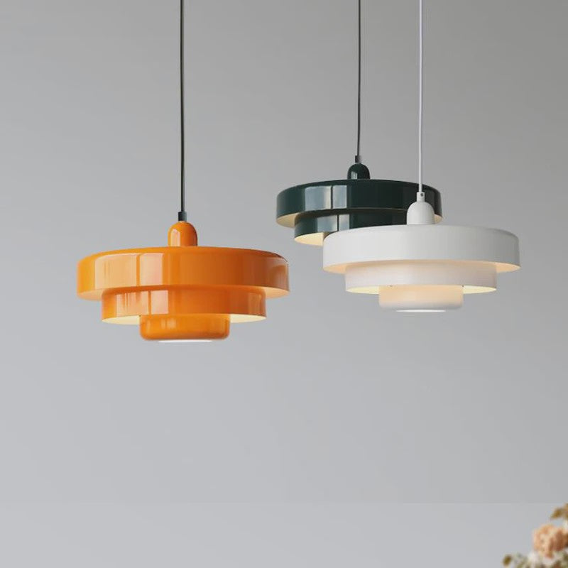 Retro Oranje Plafondlamp - Stijlvolle Hanglamp voor Eetkamer, Restaurant & Bar