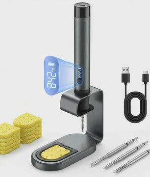 Draadloze Soldeerbout Kit - Snel Verwarmend, Precisie Tip, 2600mAh Batterij, Draagbaar voor PCB Reparatie
