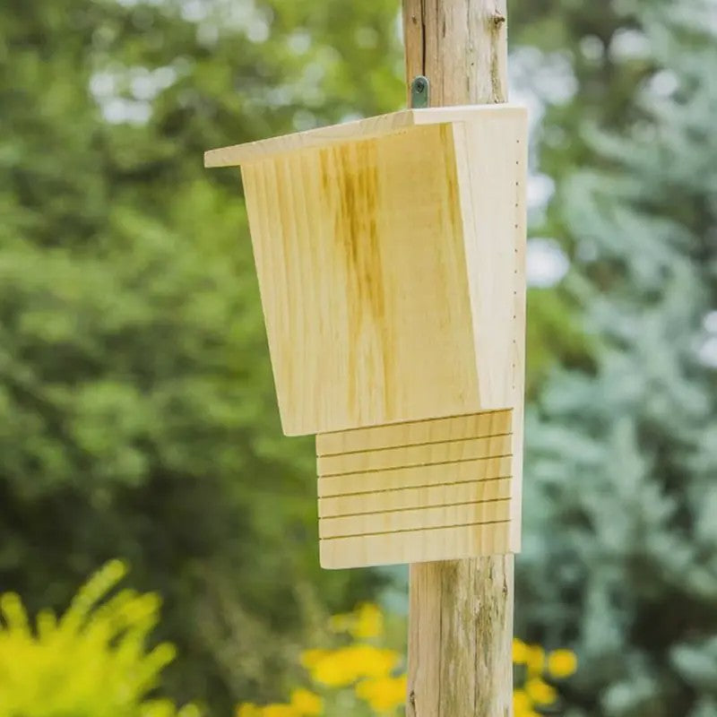 Houten Vleermuishuisje - Natuurlijke Habitat en Decoratie voor Buiten