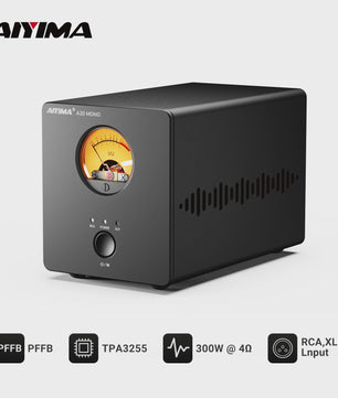 AIYIMA A20 MONO: Krachtige 300W Klasse D Mono Eindversterker met TPA3255, PFFB, VU Meter en Sub Out