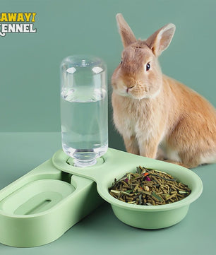 Automatische Voer- en Drinkbak voor Konijn, Chinchilla & Cavia