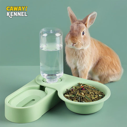 Automatische Voer- en Drinkbak voor Konijn, Chinchilla & Cavia