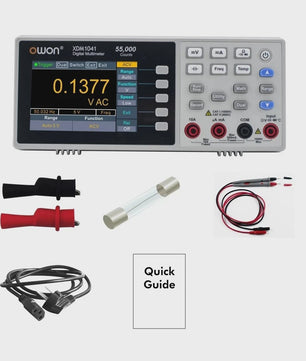 OWON XDM1041 Digitale Multimeter: 55000 Counts, True RMS, 3.5" LCD & USB
