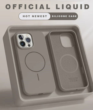 Magnetisch Siliconen Hoesje voor iPhone 11 t/m 17 Pro Max | Magsafe | Schokbestendig | Draadloos Laden