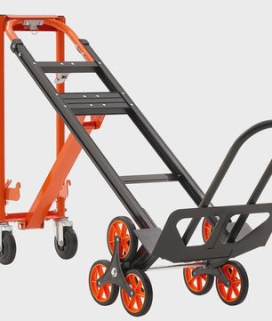 3-in-1 Industriële Omslagbare Traplift Kar - 350 kg Max. Draagvermogen - Opvouwbare Handkar Dolly