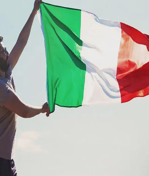 Italiaanse Vlag 90x150cm - Polyester - Groen Wit Rood - Feest & Decoratie