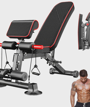 Opvouwbare Dumbbell Bank - Verstelbare Fitness Bank voor Krachttraining Thuis
