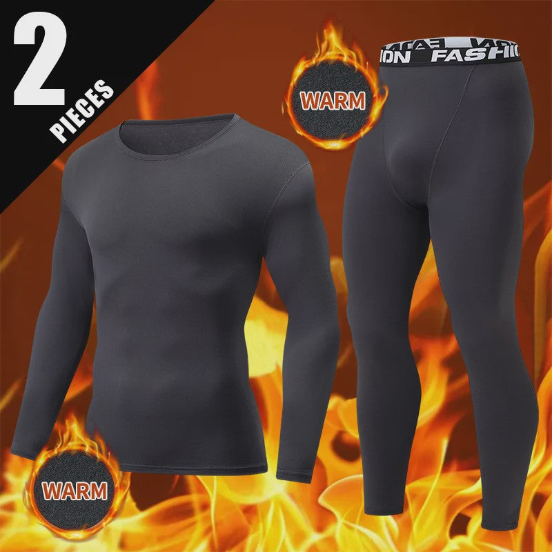 Heren Thermo Ondergoed Set - Winter Sport & Casual Basislaag
