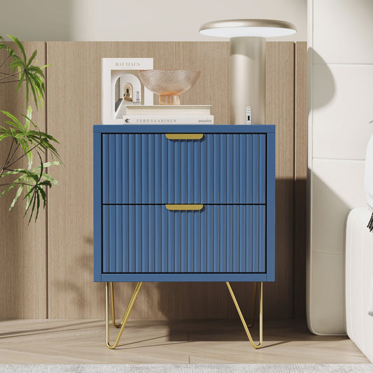 Stijlvol Blauw Sideboard met 2 Deuren - Opbergkast voor Woonkamer, Keuken en Hal