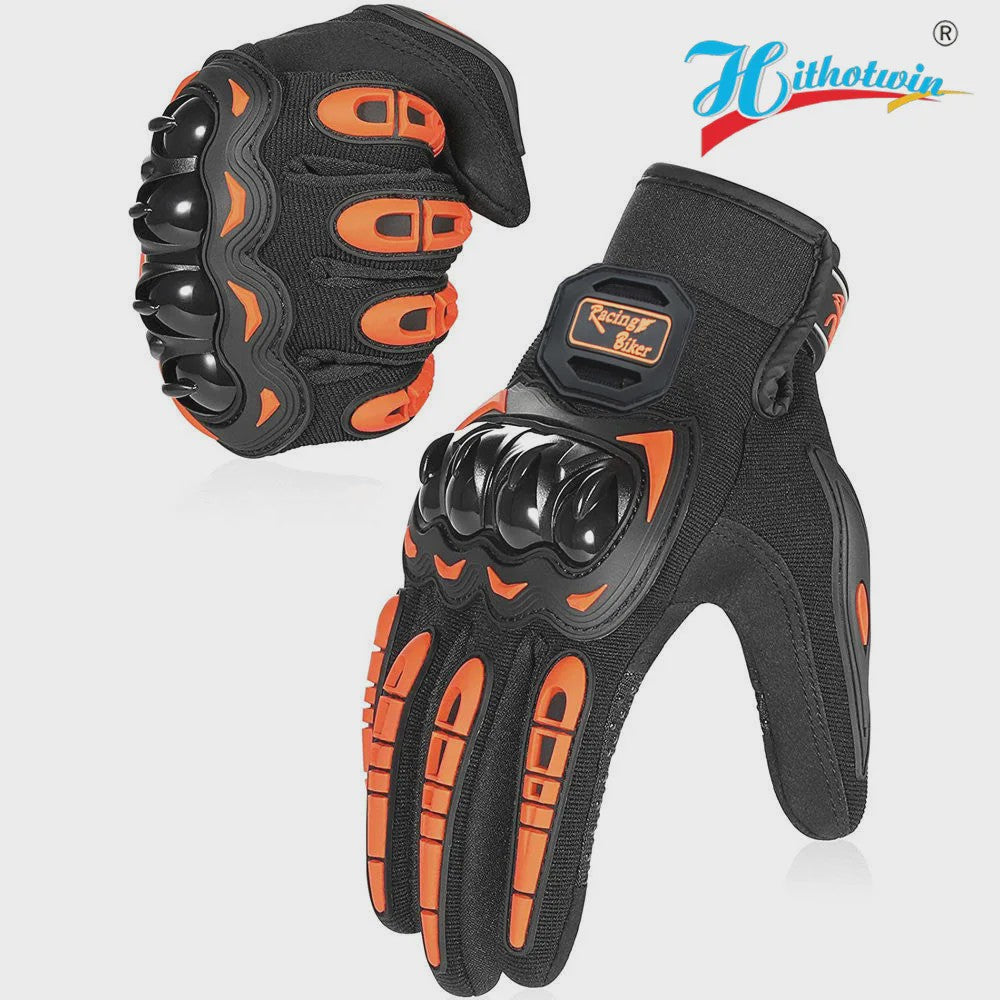 Waterdichte Motorhandschoenen met Touchscreen & Bescherming - Anti-val & Anti-slip