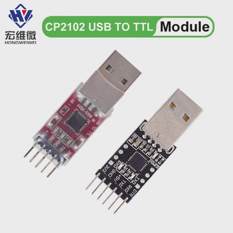 CP2102 USB naar TTL Serieel Module - UART Converter voor STC Downloader