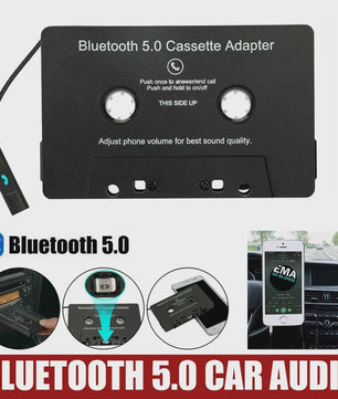 Bluetooth 5.0 Cassette Adapter voor Auto: Draadloze Muziek & Handsfree Bellen