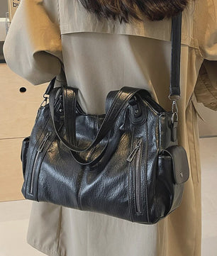 Stijlvolle PU Lederen Schoudertas voor Dames - Zacht & Fashionable