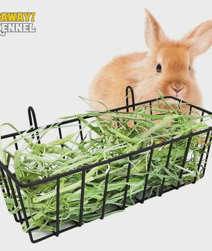 Konijnen Hooimandje met Haken - Gras- en Voerdispenser voor Kooi
