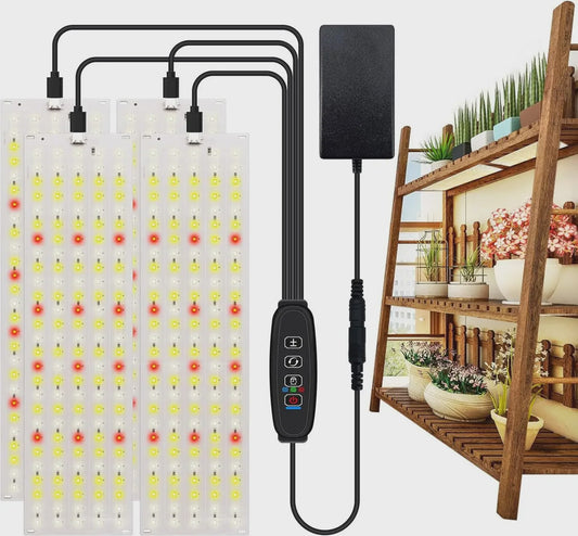 Ultra-dunne LED Groeilamp Full Spectrum met Dimbare Timer voor Binnenplanten