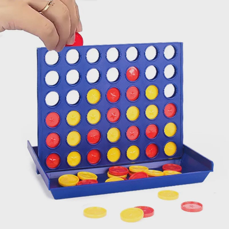 Connect 4 Bordspel - Klassiek Familiespel voor Kinderen en Volwassenen