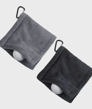 Golf Handdoek 14x14cm met Karabijnhaak - Hoge Waterabsorptie & Zweetbestendig