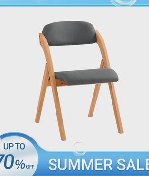 Opvouwbare Keukenstoelen met Gestoffeerde Zitting en Rugleuning - Set van 2