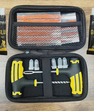 Noodbandreparatieset - Heavy-Duty Lijm & Rubberstrips voor Auto, Truck, Camper