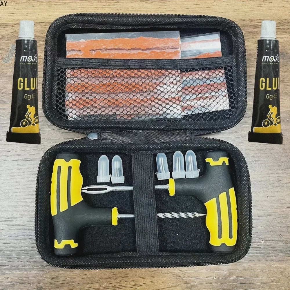 Noodbandreparatieset - Heavy-Duty Lijm & Rubberstrips voor Auto, Truck, Camper