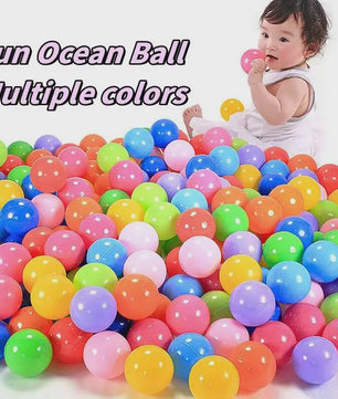 Vrolijke Ocean Ballen Speelgoed - Zachte Plastic Ballen voor Binnen en Buiten Plezier