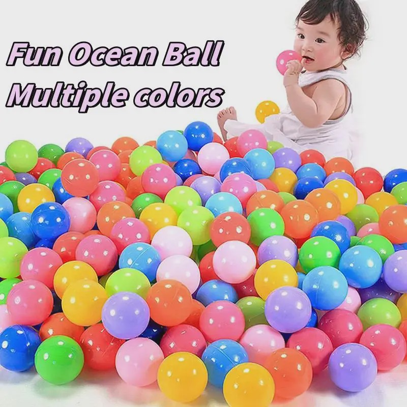 Vrolijke Ocean Ballen Speelgoed - Zachte Plastic Ballen voor Binnen en Buiten Plezier
