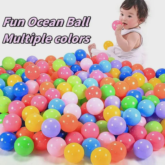 Vrolijke Ocean Ballen Speelgoed - Zachte Plastic Ballen voor Binnen en Buiten Plezier