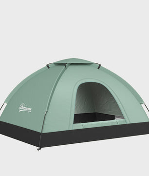 Outsunny 2-Persoons Koepeltent - Camouflage, Lichtgewicht & Ventilerend