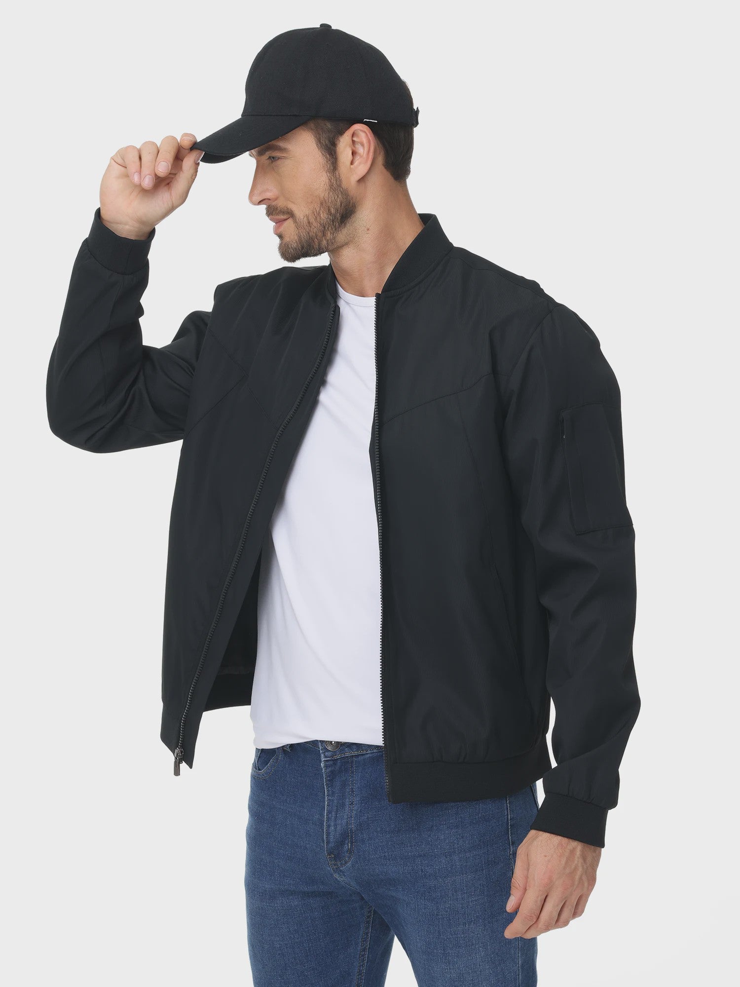 Lichtgewicht Heren Windjack - Casual Baseball Jas met Binnenzak