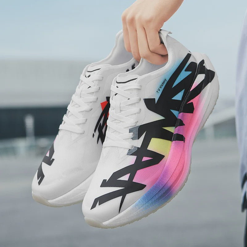 Heren Hardloopschoenen: Ademend Mesh, Comfort & Grip voor Outdoor & Casual Gebruik
