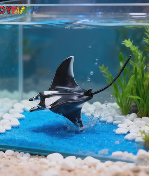 Toymany Manta Ray Speelfiguur - Realistische Oceaan Dieren Model, Cadeau voor Kinderen