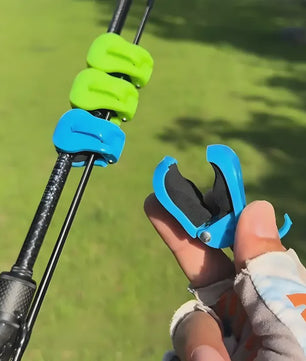 2x Hengelhouder Clip - Snel Bevestigen, Éénhandig Gebruik, Tool-Free