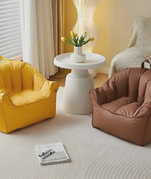 Kinder Pompoen Fauteuil Zitzak - Wasbare Hoes, Krasbestendig & Comfortabel