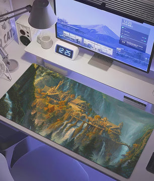 Grote Gaming Muismat XL - Lotrs Film Thema Deskmat voor PC & Bureau