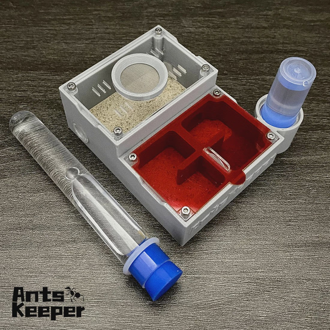 Ants Keeper Mierenboerderij met Vier Kamers en Nat-Droog Scheiding - Ideaal voor Beginners