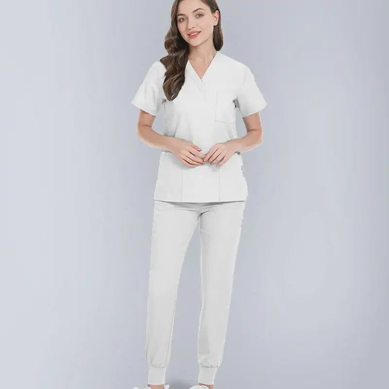 Comfortabele Dames Scrub Set - Medische Werkkleding Top & Broek