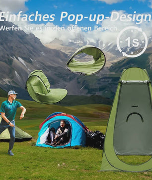Pop-up Outdoor Tent - Waterdicht, UV-Beschermend & Draagbaar - Ideaal voor Camping & Vakantie