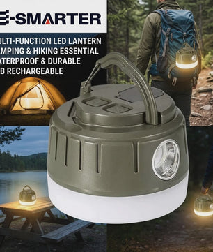 Draagbare LED Camping Lantaarn met Haak & Magneet - Noodverlichting & Powerbank