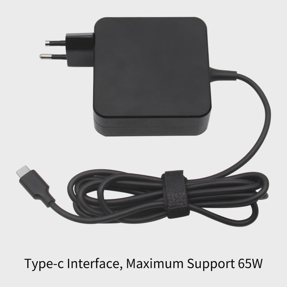 Universele 65W USB-C Snellader Adapter voor Laptops en Telefoons