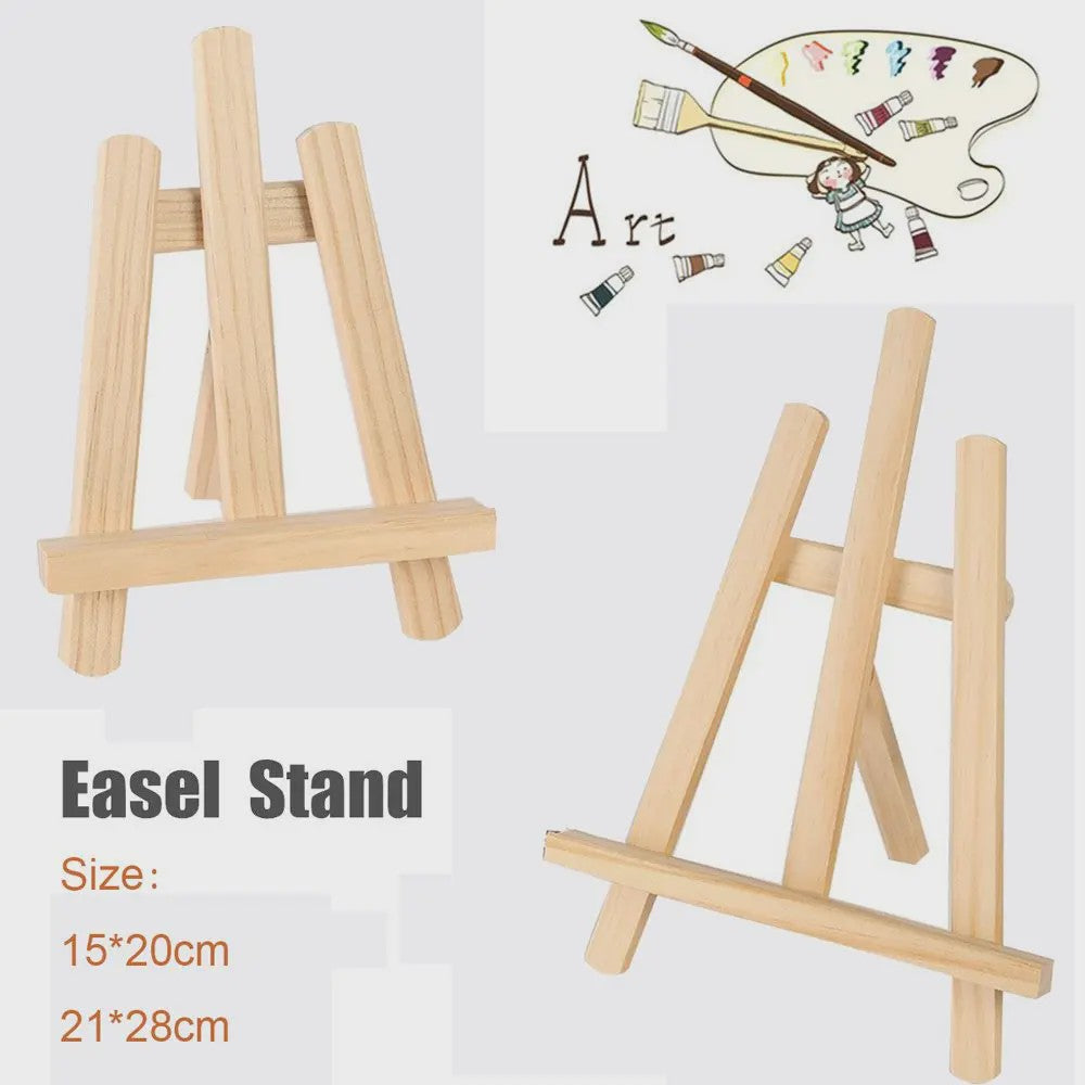 Houten Ezel Displayhouder - Verstelbaar voor Kaarten, Tekeningen en Decoratie