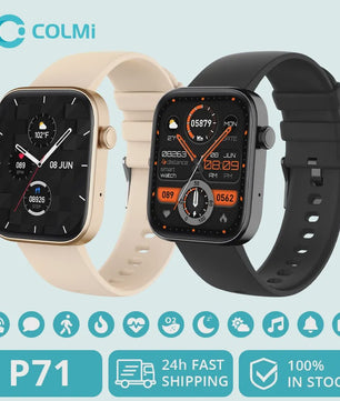 COLMI P71 Smartwatch: Bellen, Gezondheidsmonitoring & 1.9" HD Scherm