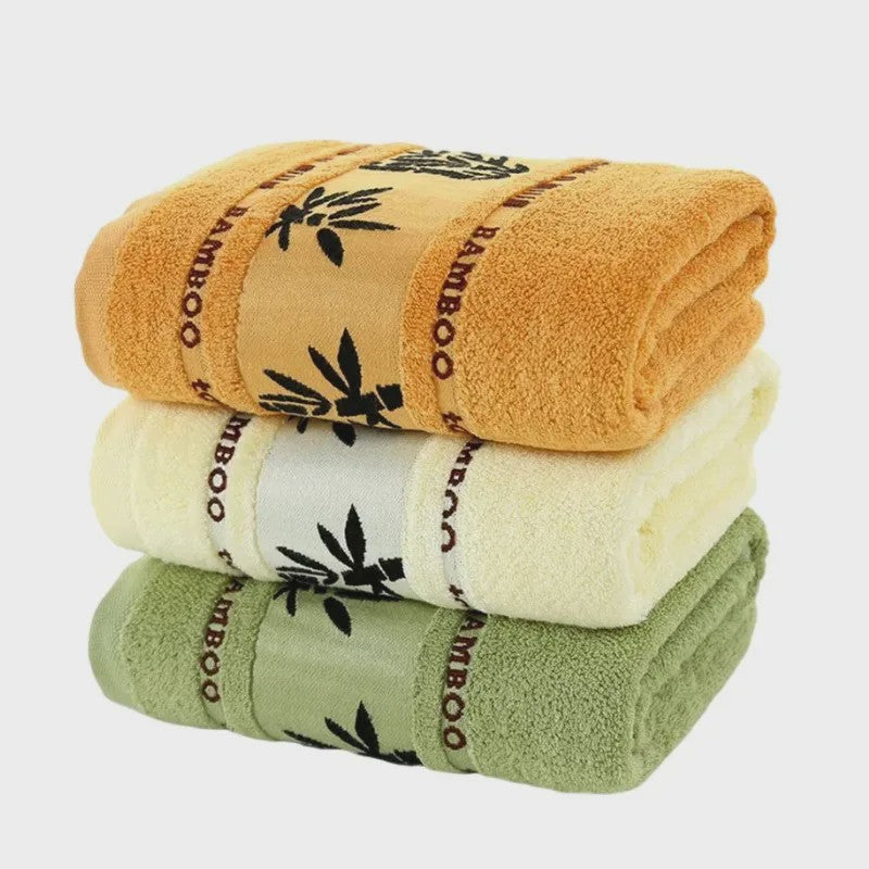 Luxe Bamboe Vezel Handdoeken Set - Zacht, Absorberend & Stijlvol