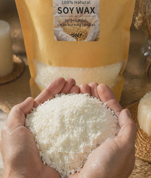 1000g Pure Natuurlijke Sojawas - Ideaal Grondstof voor DIY Kaarsen Maken