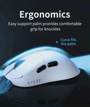 AJAZZ AJ179V2 MAX Gaming Muis: Tri-Mode, PAW3311 Sensor, Ultra-licht 56g