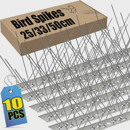 RVS Duivenpinnen Set - Vogelwering voor Tuin & Balkon