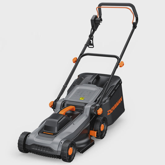 DOVAMAN Elektrische Grasmaaier 1500W - 36cm Maaibreedte, 40L Opvangbak, Mulchfunctie