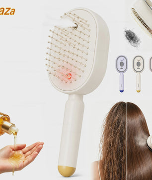 Elektrische Stoom Haarborstel met Waternevel - Anti-Frizz & Massage